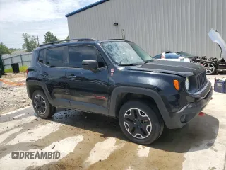 2017 Jeep Renegade Trailhawk with VIN ZACCJBCB9HPG54388, listed as a Copart auction lot 62537115 with 54,897 mi miles and Clean title. Bid and sale history available at DreamBid. Image 4.