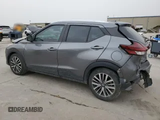 2021 Nissan Kicks SV with VIN 3N1CP5CV2ML495312, listed as a Copart auction lot 48202875 with 57,756 mi miles and Salvage Title. Bid and sale history available at carsss.com. Image 2.