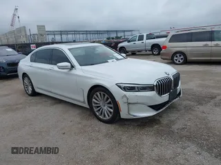 2020 BMW 7 Series 740i with VIN WBA7T2C07LCE11573, listed as a IAAI auction lot 42474689 with 63,015 mi miles and . Bid and sale history available at DreamBid. Image 1.