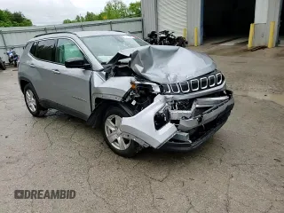 2022 Jeep Compass Latitude с VIN 3C4NJCBB1NT112755, выставлен на аукционе Copart как лот 56114405 с пробегом 45 961 миль миль и На запчасти • Non repairable. История ставок и продаж доступна на DreamBid. Изображение 14.