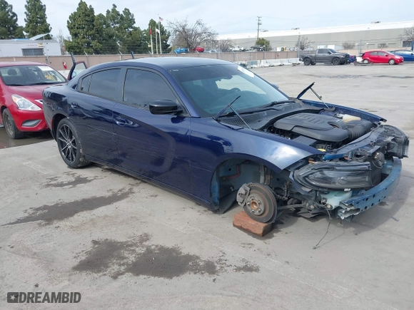 2017 Dodge Charger SE with VIN 2C3CDXBG4HH505166, listed as a IAAI auction lot 41827097 with 145,036 mi miles. Bid and sale history available at carsss.com. Image 1.