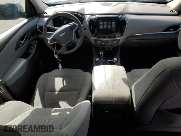 2018 Chevrolet Traverse LT Cloth with VIN 1GNEVGKW4JJ197842, listed as a Copart auction lot 52375565 with 81,095 mi miles and Salvage Title. Bid and sale history available at carsss.com. Image 8.