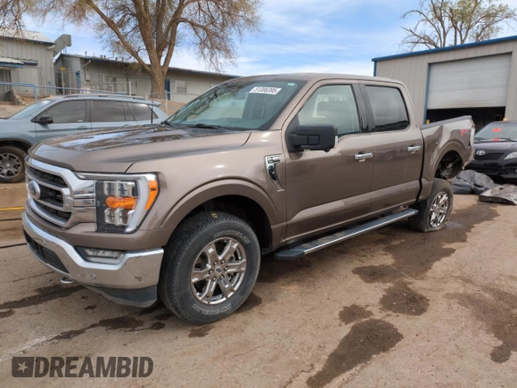 2021 Ford F-150 XL with VIN 1FTFW1E83MFC80304, listed as a Copart auction lot 51306395 with 46,446 mi miles and Salvage Title. Bid and sale history available at carsss.com. Image 1.
