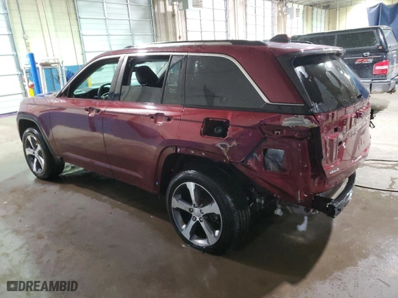 2023 Jeep Grand Cherokee Limited with VIN 1C4RJHBG6PC607963, listed as a Copart auction lot 82810934 with 17,731 mi miles and Salvage Title. Bid and sale history available at carsss.com. Image 2.