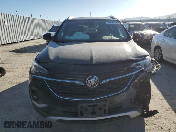 2023 Buick Encore GX Essence with VIN KL4MMFSL1PB112685, listed as a Copart auction lot 48693995 with 18,303 mi miles and Salvage title. Bid and sale history available at DreamBid. Image 5.