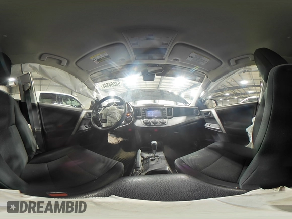 2018 Toyota RAV4 LE with VIN 2T3BFREV6JW763007, listed as a Copart auction lot 58604545 with 107,683 mi miles and Salvage title. Bid and sale history available at DreamBid. Image 15.