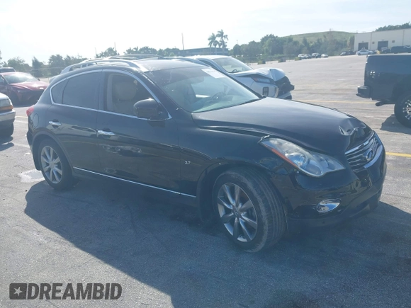 2014 Infiniti QX50 Journey with VIN JN1BJ0HP6EM210628, listed as a IAAI auction lot 40570424 with 48,851 mi miles. Bid and sale history available at carsss.com. Image 1.