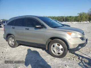 2007 Honda CR-V LX with VIN JHLRE38327C016379, listed as a Copart auction lot 52254785 with 203,502 mi miles and Salvage Title. Bid and sale history available at carsss.com. Image 4.