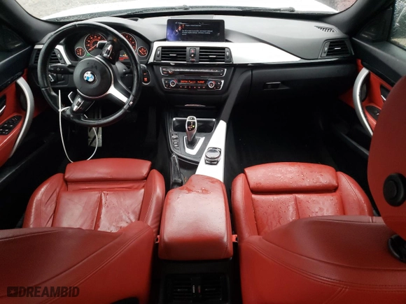 2014 BMW 3 Series Gran Turismo 335i xDrive with VIN WBA3X9C58ED153579, listed as a Copart auction lot 83861864 with 107,438 mi miles and Salvage Title. Bid and sale history available at carsss.com. Image 8.