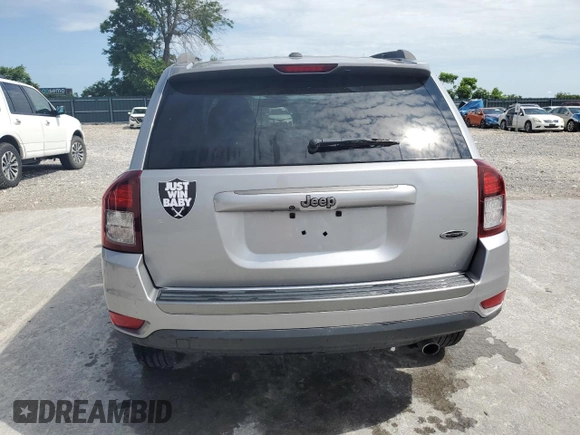 2016 Jeep Compass Sport with VIN 1C4NJCBA1GD590058, listed as a Copart auction lot 62504725 with 211,325 mi miles and Salvage title. Bid and sale history available at DreamBid. Image 6.