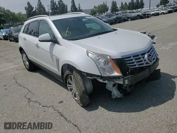 2015 Cadillac SRX Luxury Collection with VIN 3GYFNBE34FS555989, listed as a Copart auction lot 52765485 with 93,988 mi miles and Salvage Title. Bid and sale history available at DreamBid. Image 12.