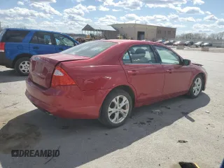 2012 Ford Fusion SE with VIN 3FAHP0HA4CR344629, listed as a Copart auction lot 52791085 with 139,815 mi miles and Salvage Title. Bid and sale history available at DreamBid. Image 3.