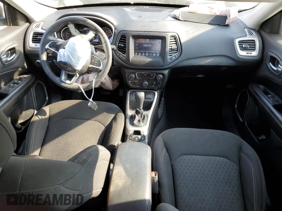2020 Jeep Compass Sport with VIN 3C4NJCAB6LT253304, listed as a Copart auction lot 63483895 with 55,051 mi miles and Salvage title. Bid and sale history available at DreamBid. Image 8.