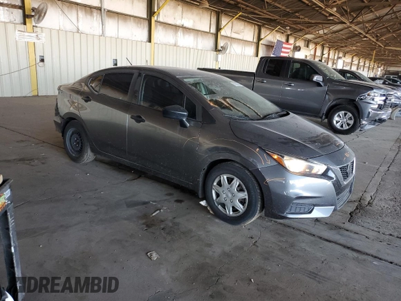2020 Nissan Versa S with VIN 3N1CN8DV7LL903467, listed as a Copart auction lot 61682215 with 71,340 mi miles and Salvage title. Bid and sale history available at DreamBid. Image 4.