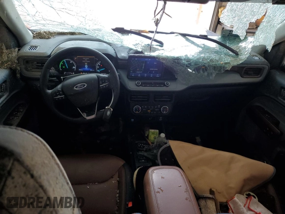 2023 Ford Maverick XL с VIN 3FTTW8E33PRA28656, выставлен на аукционе Copart как лот 57887415 с пробегом 21 831 миль миль и Списание • Salvage title. История ставок и продаж доступна на DreamBid. Изображение 8.