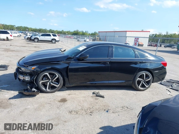 2019 Honda Accord Sedan Sport 1.5T with VIN 1HGCV1F34KA072372, listed as a IAAI auction lot 41433207 with 47,002 mi miles. Bid and sale history available at carsss.com. Image 14.