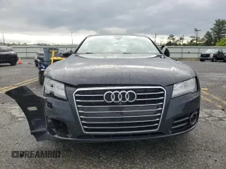 2014 Audi A7 Premium Plus with VIN WAUWGAFC4EN156501, listed as a Copart auction lot 58092255 with Not provided miles and Salvage title. Bid and sale history available at DreamBid. Image 5.