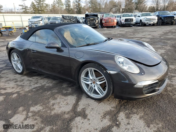 2015 Porsche 911 Carrera with VIN WP0CA2A91FS141045, listed as a Copart auction lot 45533915 with 92515 miles and Salvage Title. Bid and sale history available at carsss.com. Image 4.