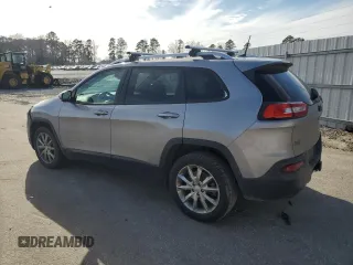 2018 Jeep Cherokee Limited with VIN 1C4PJLDXXJD558601, listed as a Copart auction lot 45552205 with 151,664 mi miles and Salvage title. Bid and sale history available at DreamBid. Image 2.