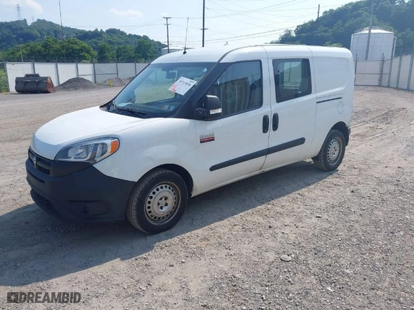 2017 Ram ProMaster City Cargo Van Tradesman with VIN ZFBERFAB9H6G96709, listed as a IAAI auction lot 39715036 with 173,461 mi miles. Bid and sale history available at carsss.com. Image 2.