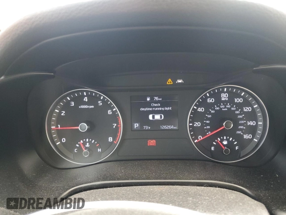 2019 Kia Forte LXS with VIN 3KPF24AD6KE093775, listed as a Copart auction lot 46467295 with 126,264 mi miles and Salvage Title. Bid and sale history available at DreamBid. Image 9.