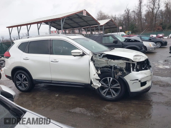 2017 Nissan Rogue SL with VIN 5N1AT2MV8HC830938, listed as a IAAI auction lot 41337476 with 117,940 mi miles. Bid and sale history available at carsss.com. Image 13.