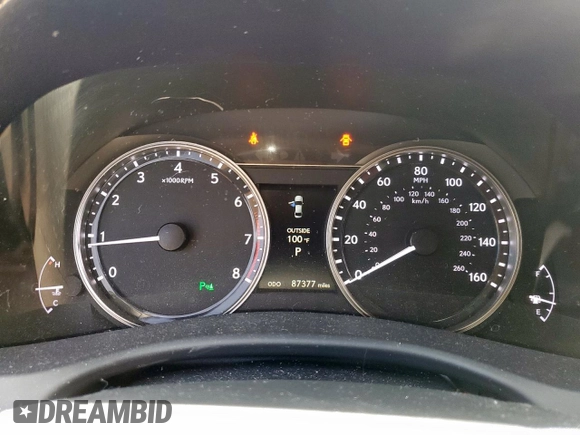 2013 Lexus GS 350 with VIN JTHBE1BL7D5015058, listed as a Copart auction lot 66195415 with 87,377 mi miles and Salvage title. Bid and sale history available at DreamBid. Image 9.