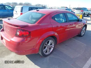 2012 Dodge Avenger SE with VIN 1C3CDZAG2CN255147, listed as a IAAI auction lot 41417897 with 196,514 mi miles and . Bid and sale history available at DreamBid. Image 4.