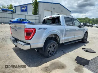 2021 Ford F-150 XL with VIN 1FTFW1E84MKD35382, listed as a Copart auction lot 63413675 with Not provided miles and Salvage title. Bid and sale history available at DreamBid. Image 3.