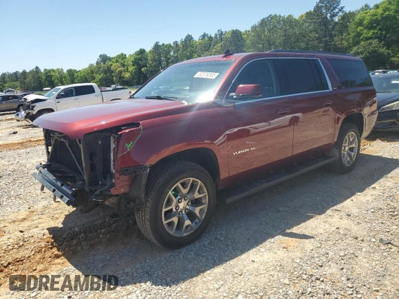 2018 GMC Yukon XL SLT z VIN 1GKS2GKC4JR388449, wystawiony jako Copart lot #52379265 z przebiegiem 135 130 mil mil oraz Szkoda całkowita • Salvage title. Historia ofert i sprzedaży dostępna na DreamBid. Obrazek 1.
