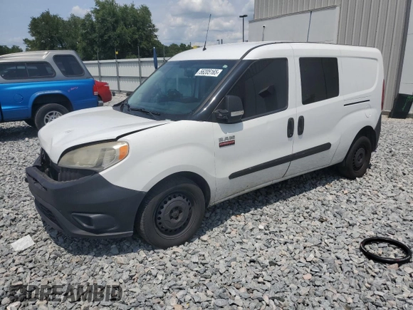 2016 Ram ProMaster City Cargo Tradesman with VIN ZFBERFAT5G6C34087, listed as a Copart auction lot 56205165 with 181,393 mi miles and Salvage Title. Bid and sale history available at DreamBid. Image 1.