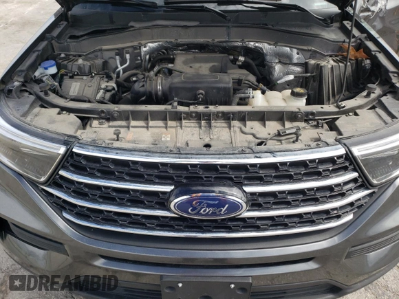 2020 Ford Explorer XLT with VIN 1FMSK8DH4LGB09859, listed as a Copart auction lot 50464775 with 42,541 mi miles and Salvage Title. Bid and sale history available at carsss.com. Image 12.