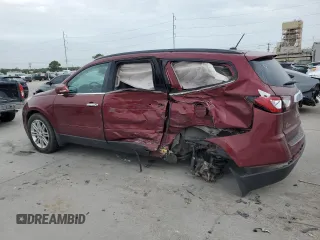 2015 Chevrolet Traverse LT with VIN 1GNKRGKDXFJ237029, listed as a Copart auction lot 62574245 with 148,409 mi miles and Salvage title. Bid and sale history available at DreamBid. Image 2.