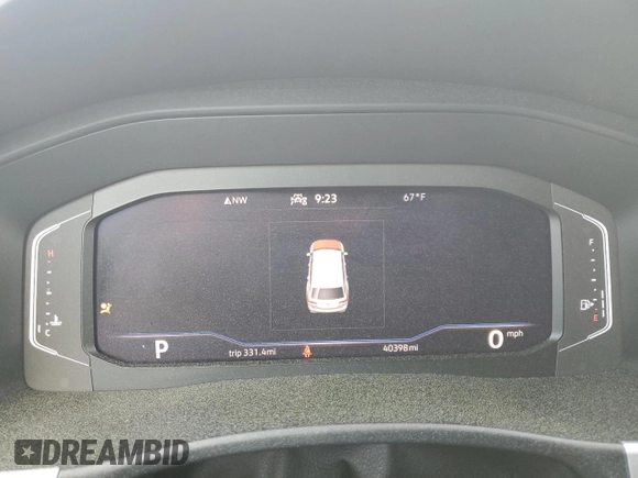 2023 Volkswagen Atlas SE with VIN 1V2JR2CA3PC509307, listed as a Copart auction lot 49605735 with 40,398 mi miles and Salvage title. Bid and sale history available at DreamBid. Image 9.
