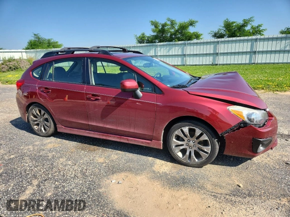 2014 Subaru Impreza Special Sports Limited with VIN JF1GPAS66E8229671, listed as a Copart auction lot 64303015 with 69,007 mi miles and Non repairable. Bid and sale history available at DreamBid. Image 4.
