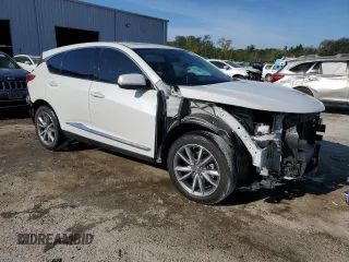 2020 Acura RDX Technology with VIN 5J8TC1H55LL017973, listed as a Copart auction lot 50181835 with 62,283 mi miles and Salvage title. Bid and sale history available at DreamBid. Image 4.