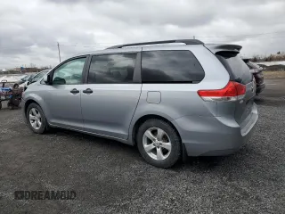 2012 Toyota Sienna with VIN 5TDZK3DC6CS236385, listed as a Copart auction lot 50236155 with 168,349 mi miles and Salvage Title. Bid and sale history available at carsss.com. Image 2.