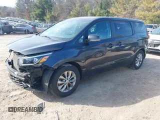 2020 Kia Sedona LX with VIN KNDMB5C13L6617567, listed as a IAAI auction lot 41774812 with 68,500 mi miles. Bid and sale history available at carsss.com. Image 2.