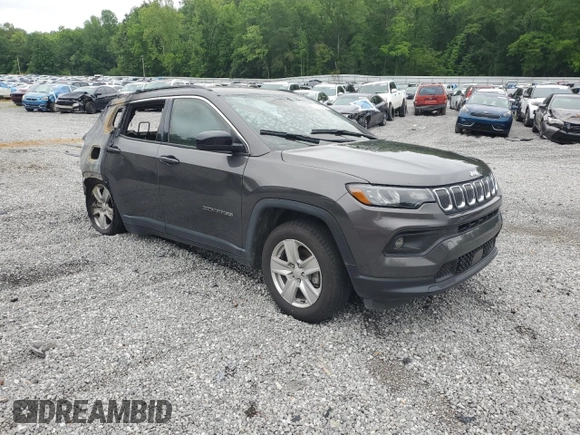 2022 Jeep Compass Latitude с VIN 3C4NJCBB3NT234744, выставлен на аукционе Copart как лот 55816285 с пробегом Не указан миль и Списание • Salvage title. История ставок и продаж доступна на DreamBid. Изображение 4.