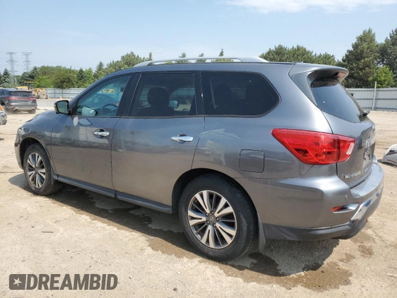 2017 Nissan Pathfinder SL with VIN 5N1DR2MM1HC611323, listed as a Copart auction lot 59956795 with 80,317 mi miles and Salvage title. Bid and sale history available at DreamBid. Image 2.