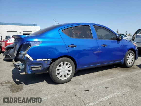 2017 Nissan Versa S Plus with VIN 3N1CN7AP7HL892283, listed as a Copart auction lot 61260695 with 193,544 mi miles and Salvage title. Bid and sale history available at DreamBid. Image 3.