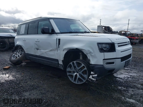 2020 Land Rover Defender HSE z VIN SALE9EEUXL2025865, wystawiony jako IAAI lot #41188195 z przebiegiem 29 756 mil mil oraz . Historia ofert i sprzedaży dostępna na DreamBid. Obrazek 1.