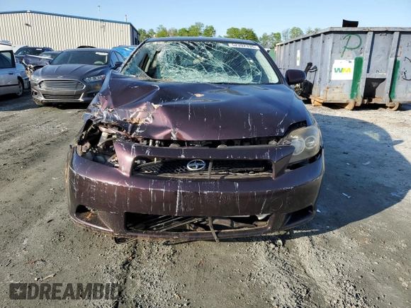 2008 Scion tC Spec with VIN JTKDE167780224285, listed as a Copart auction lot 52392335 with 200,244 mi miles and Salvage Title. Bid and sale history available at carsss.com. Image 5.