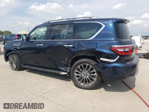 2021 Nissan Armada Platinum with VIN JN8AY2DA2M9372926, listed as a Copart auction lot 64429404 with 65,296 mi miles and Clean Title. Bid and sale history available at carsss.com. Image 2.