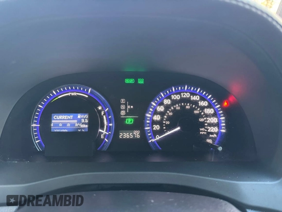 2010 Lexus HS 250h with VIN JTHBB1BAXA2003619, listed as a Copart auction lot 44415555 with 236,576 mi miles and Clean Title. Bid and sale history available at DreamBid. Image 8.