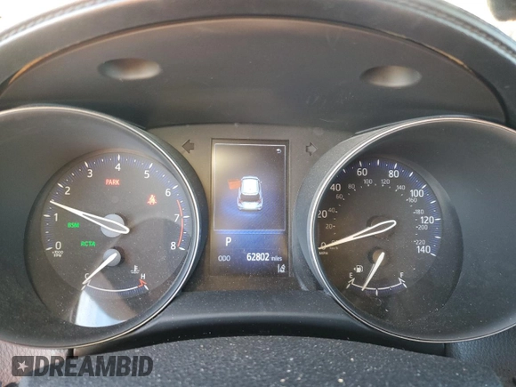2018 Toyota C-HR XLE with VIN NMTKHMBX5JR058895, listed as a Copart auction lot 46149225 with 62,802 mi miles and Salvage Title. Bid and sale history available at DreamBid. Image 9.