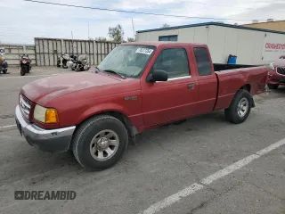 2002 Ford Ranger XLT Appearance with VIN 1FTYR44EX2PA16674, listed as a Copart auction lot 76377354 with 164,298 mi miles and Salvage Title. Bid and sale history available at carsss.com. Image 1.