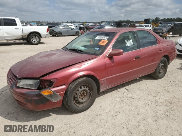 1997 Toyota Camry LE с VIN 4T1BG22K6VU121447, выставлен на аукционе Copart как лот 48847475 с пробегом Не указан миль и Списание • Salvage title. История ставок и продаж доступна на DreamBid. Изображение 1.