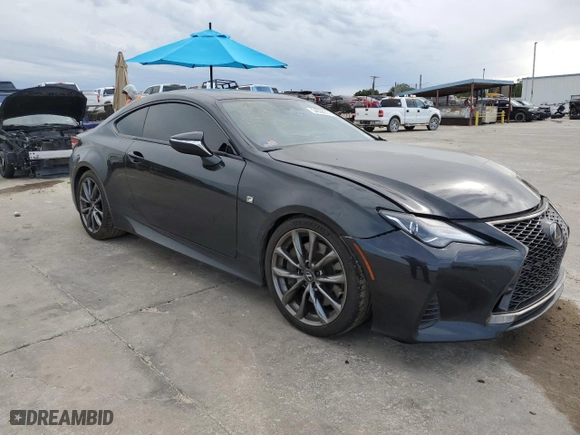 2019 Lexus RC with VIN JTHHA5BC5K5010208, listed as a Copart auction lot 54636614 with 83,936 mi miles. Bid and sale history available at carsss.com. Image 4.