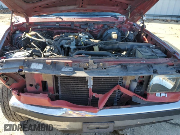 1990 Ford F-150 "S" with VIN 1FTDF15Y7LNB52515, listed as a Copart auction lot 83829724 with 966,652 mi miles and Salvage Title. Bid and sale history available at carsss.com. Image 12.